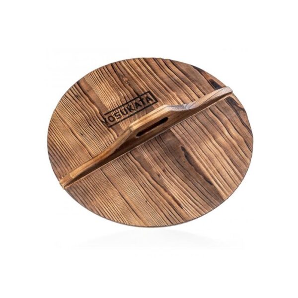 Γουόκ Τηγάνι Yosukata 34 cm + ξύλινο καπάκι Wok + Σετ σπάτουλας και κουτάλας