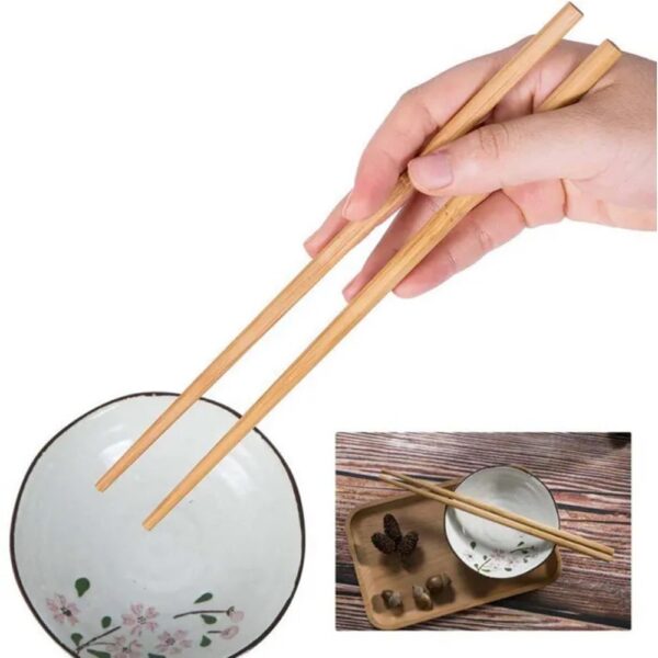 Chopsticks Ξυλάκια Από Μπαμπού Σετ 10 Ζεύγη / 24cm